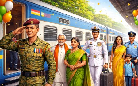 Free Rail Yatra: परिवार का AC ट्रेन सफर फ्री, वीरता पदक जवानों को मिला बड़ा अधिकार