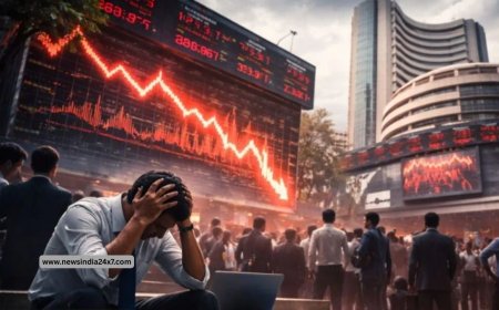 Share Market Crash: बाजार में भूचाल! सेंसेक्स-निफ्टी धड़ाम, लाखों करोड़ स्वाहा, ट्रंप के बयान से मचा हाहाकार