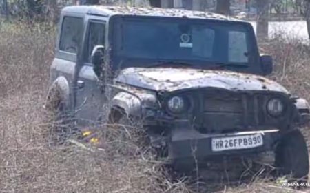 गुरुग्राम में तेज रफ्तार थार कार का कहर, 2 बच्चों समेत 3 की मौके पर मौत; CCTV वीडियो आया सामने