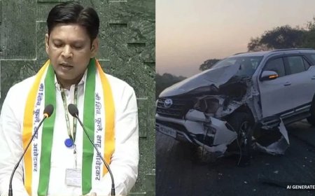 महाराष्ट्र: कांग्रेस सांसद प्रशांत पड़ोले का एक्सीडेंट, संसद की कार्यवाही में शामिल होने के लिए आ रहे थे दिल्ली