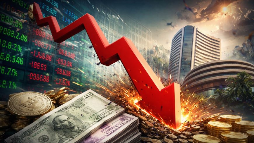 Global Market Impact: बाज़ार में भूचाल! 1400 अंक टूटा सेंसेक्स, रुपये की धमाकेदार वापसी, आखिर खेल क्या है?